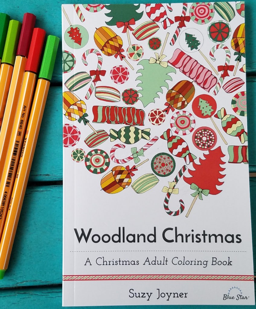 Woodland Christmas Adult Coloring Book