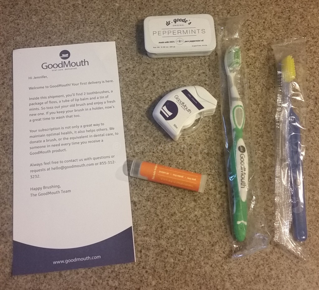 Good Mouth Subscription With letter