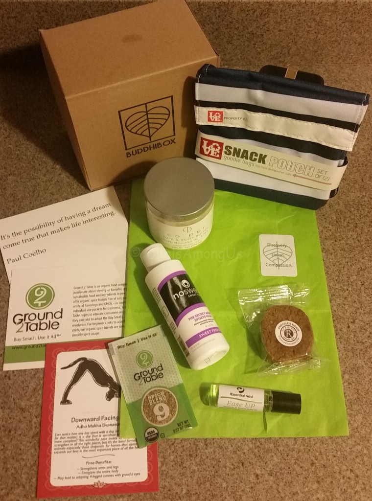 Buddhi Box September Box Contents
