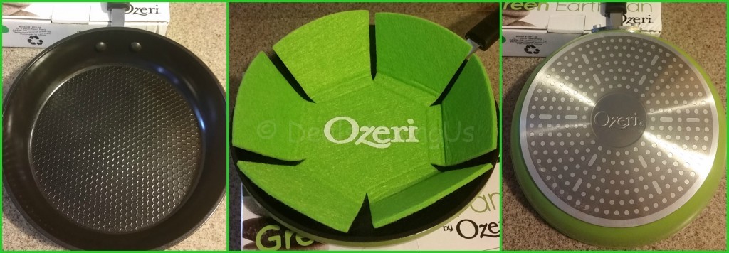 Front and Back Ozeri Green Earth 8' frying pan