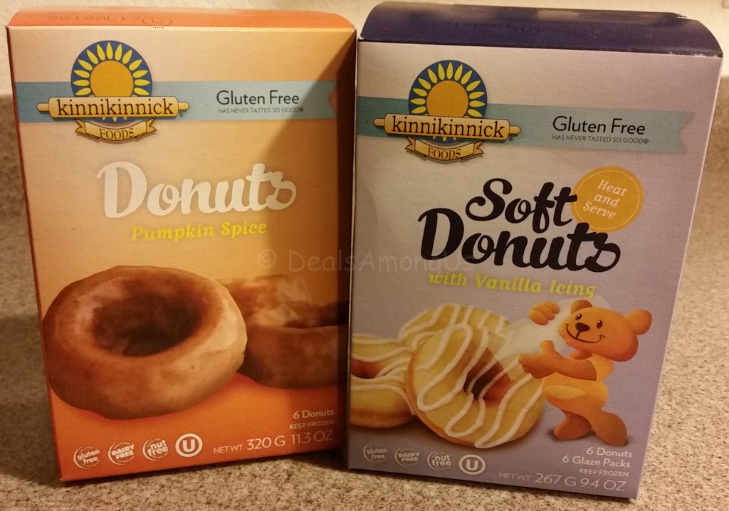 Kinnikinnick Soft Donuts and Pumpkin Spice Donuts