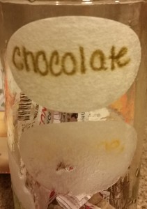 Labels Half Disolved