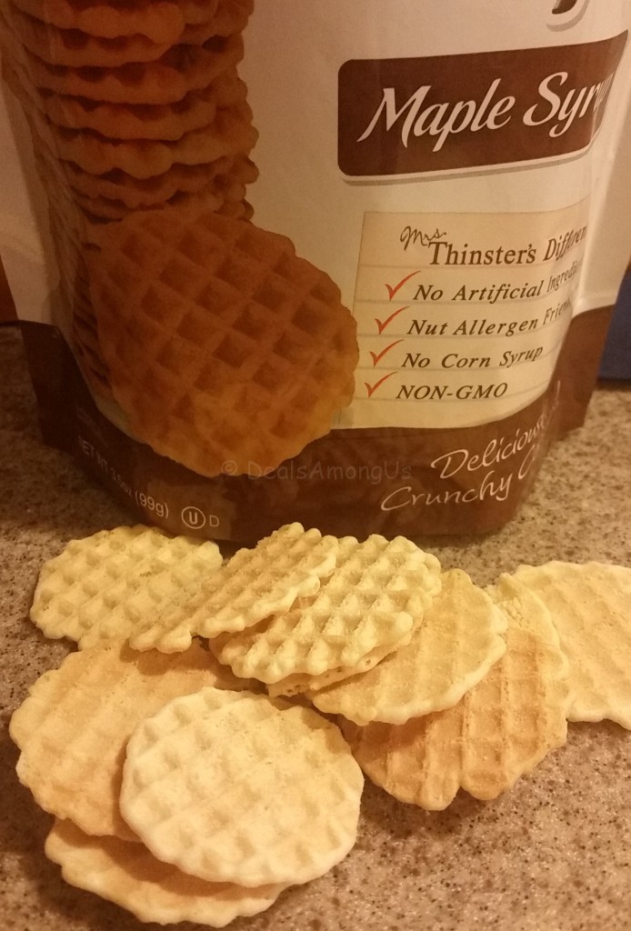 Maple Syrup Waffle Crisps