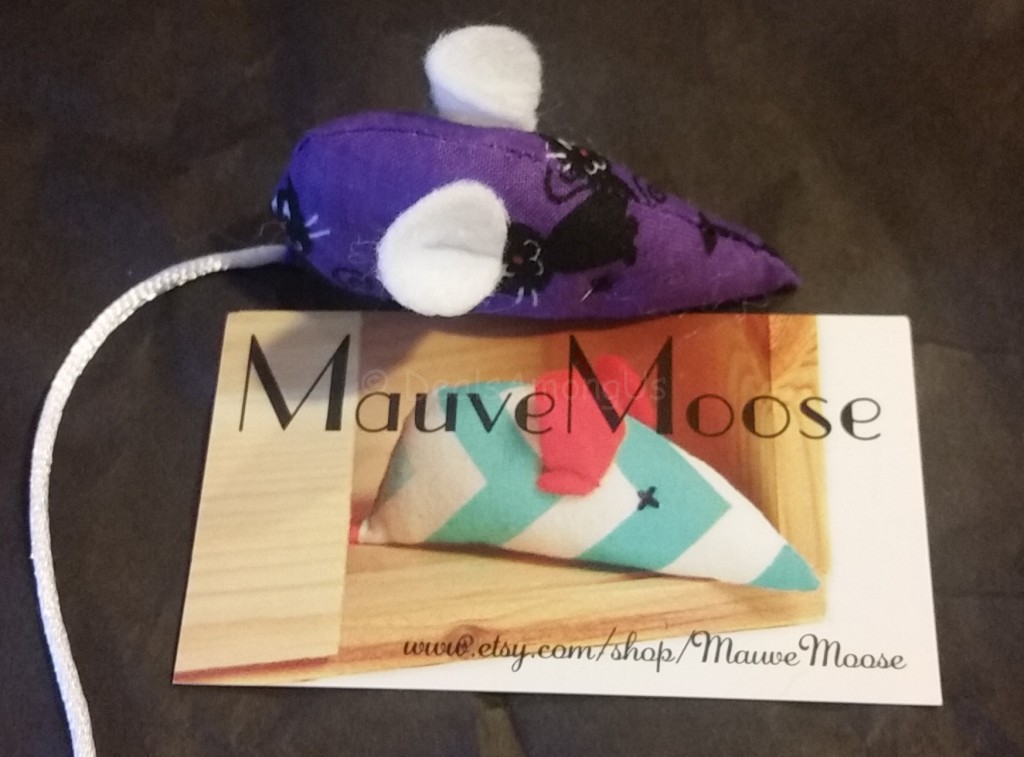 Mauve Moose Mouse Toy