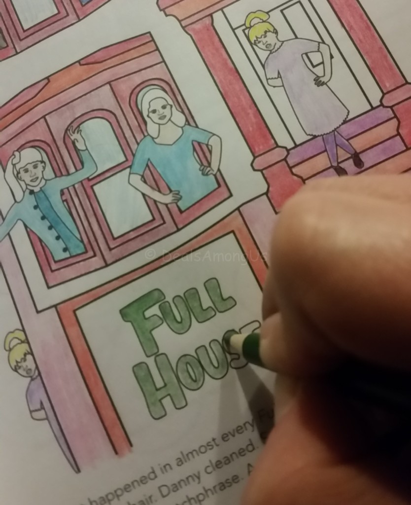 Coloring in the Full House house