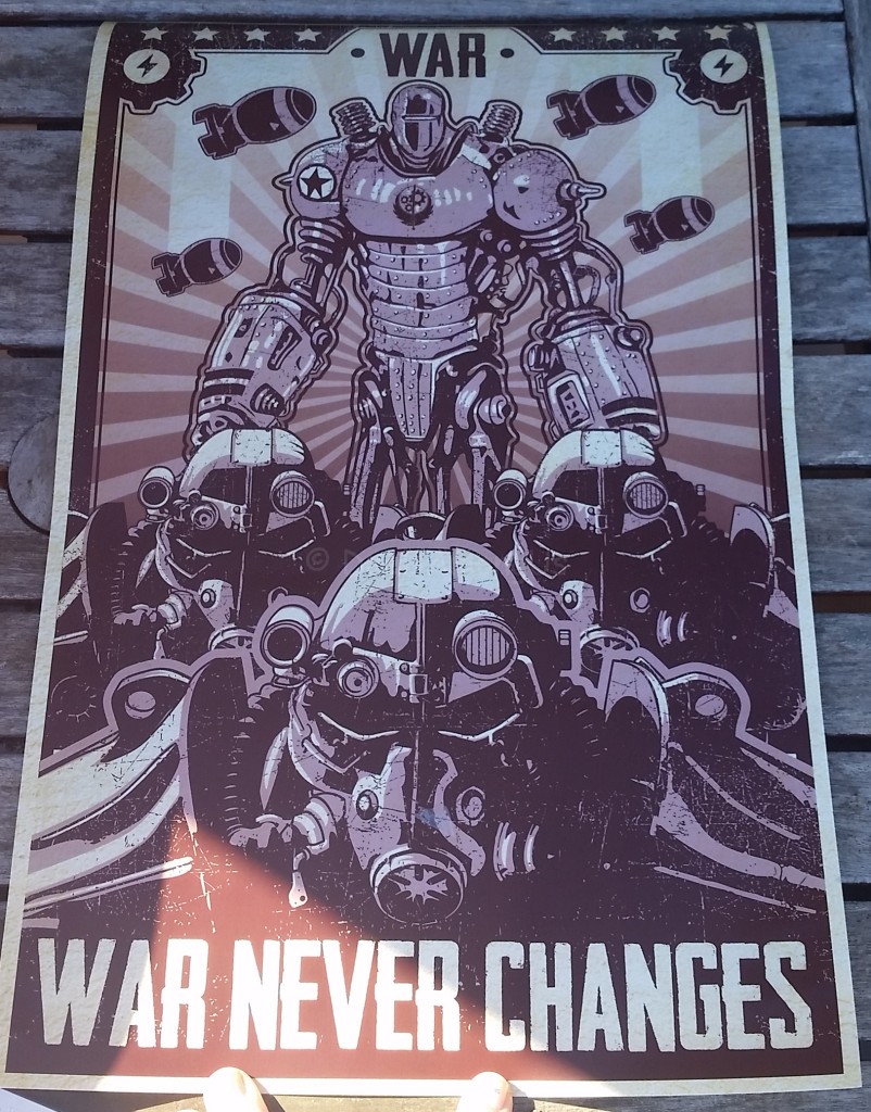 War Never Changes FallOut 4 poster