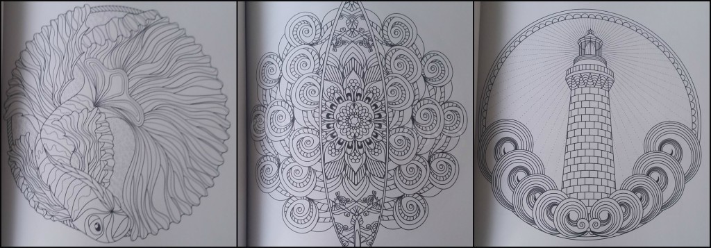 Ocean Mandala Collage