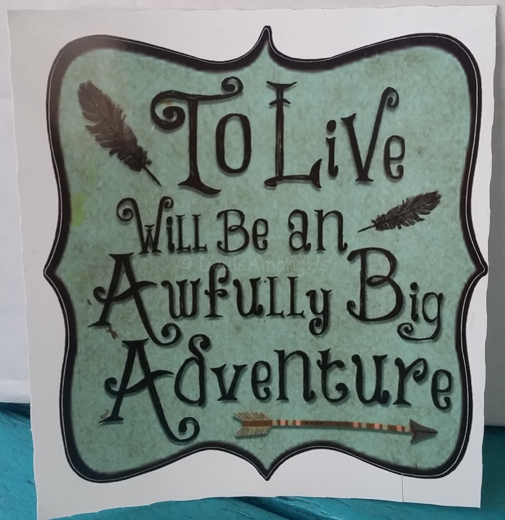 To Live Will Be an Awfully Big Adventure