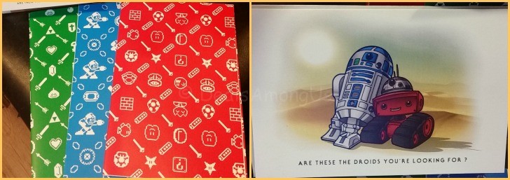 Wrapping Paper and Notecard