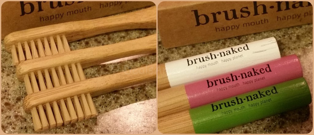 Close up of Brush Naked Bamboo Toothbrushes