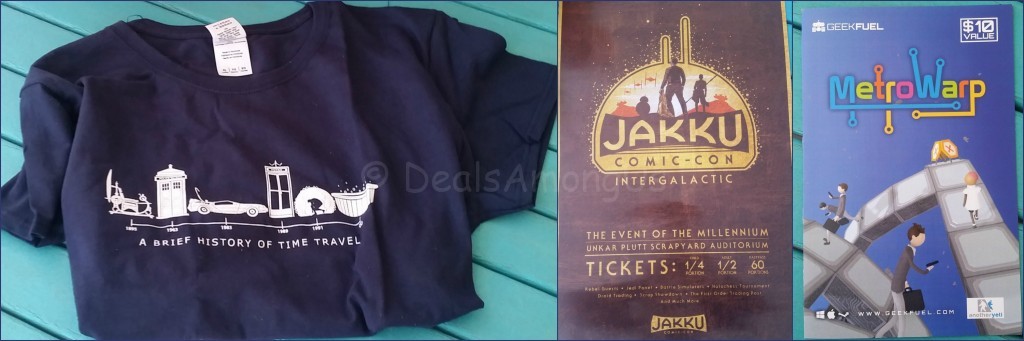 Tshirt Comic con and Metrowarp