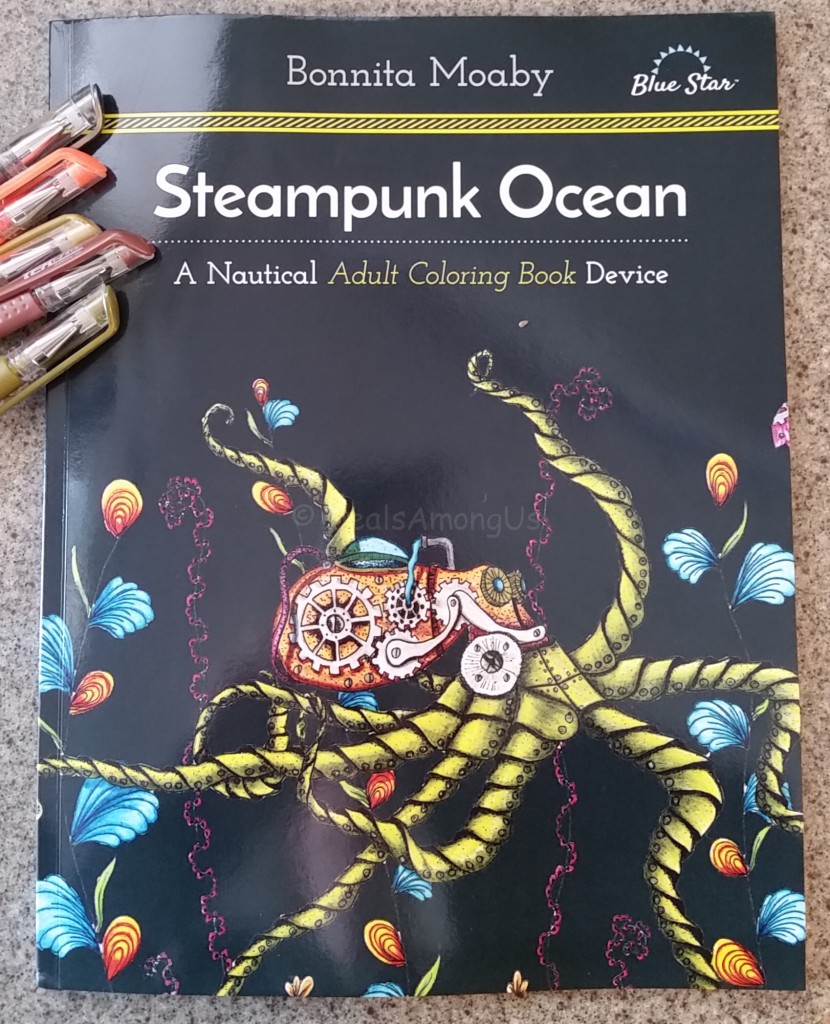 Steampunk Ocean Adult Coloring Book