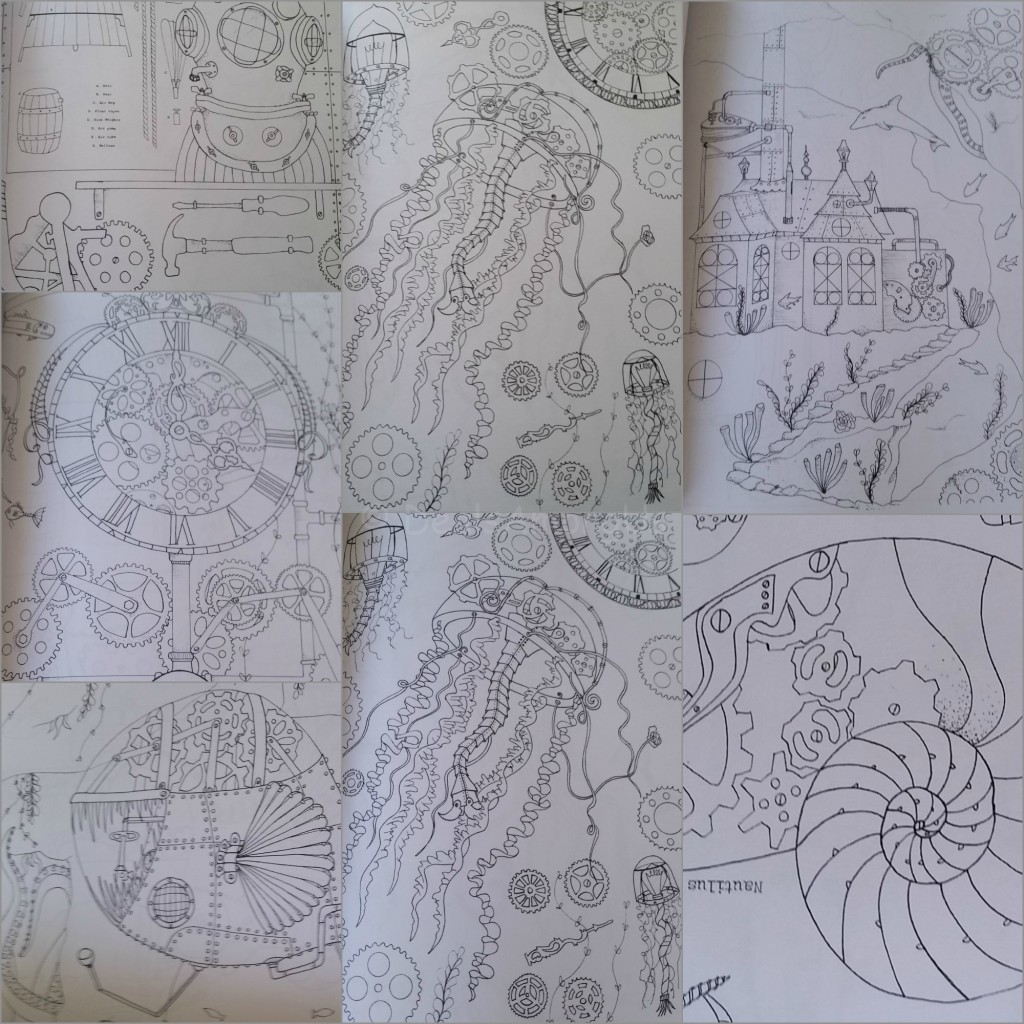 Steampunk Ocean Patterns