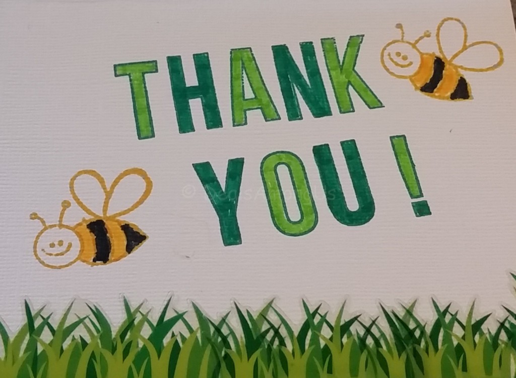 Thank You Bee using Avery Elle