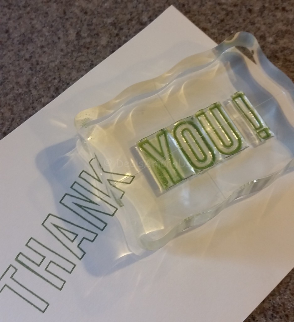 Thank you being stamped by Avery Elle