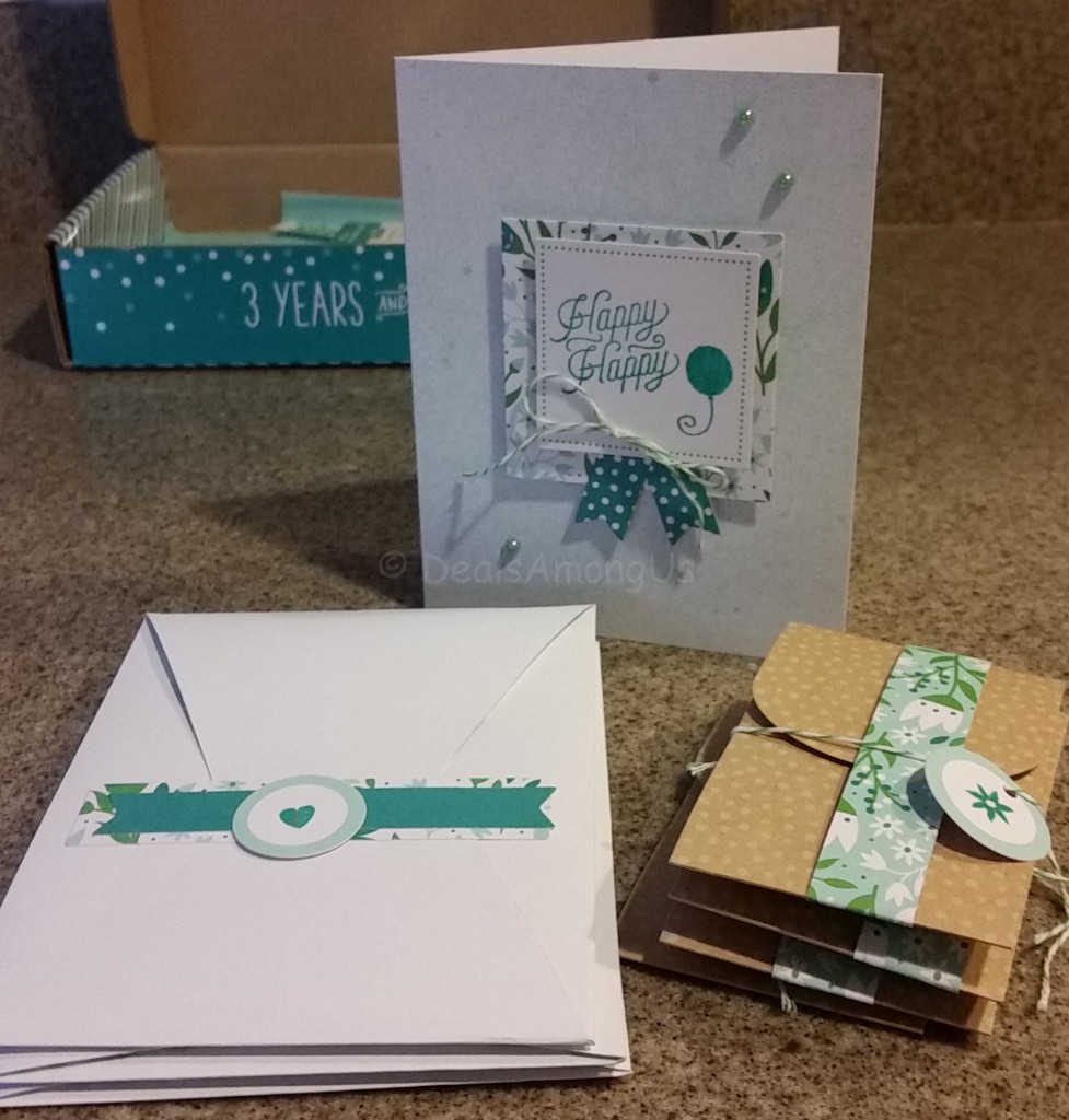 Completed Card Set from Pocketful of Cheer