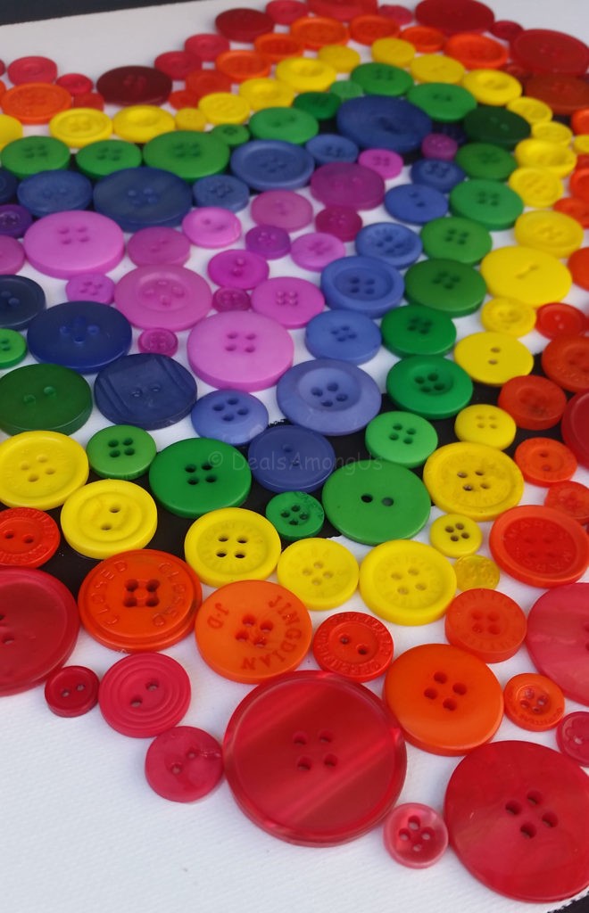 Heart Button Closeup