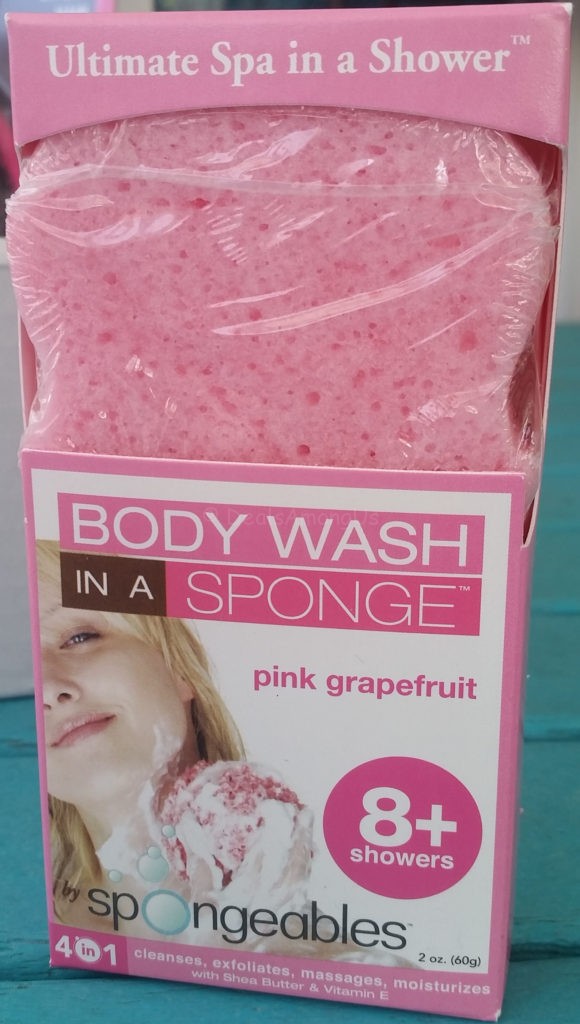 Pink Grapefruit Body Wash in Sponge
