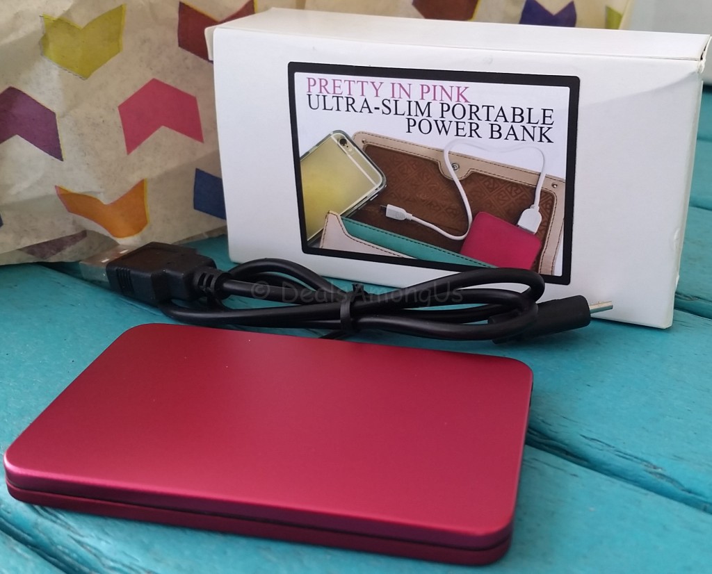 Pretty in Pink Ultra Slim Power Bank