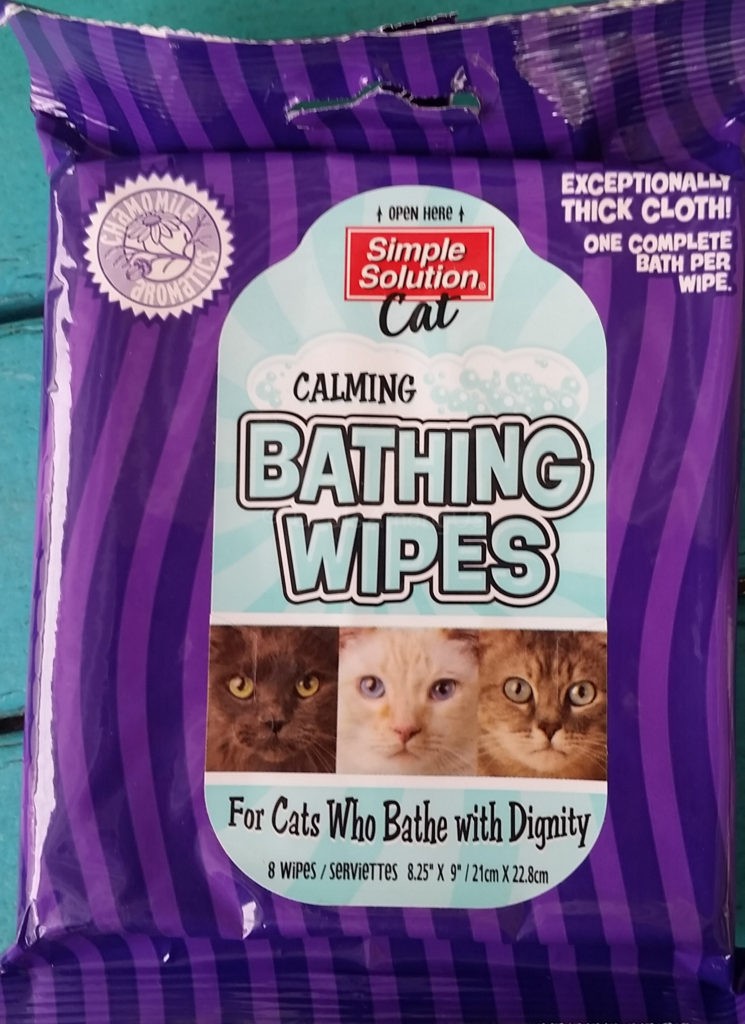 Simple Solution Cat Bathing Wipes