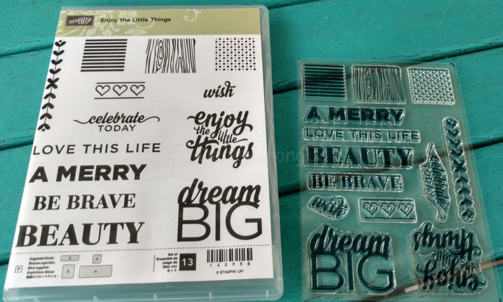 Enjoy the Little Things Stamp Set