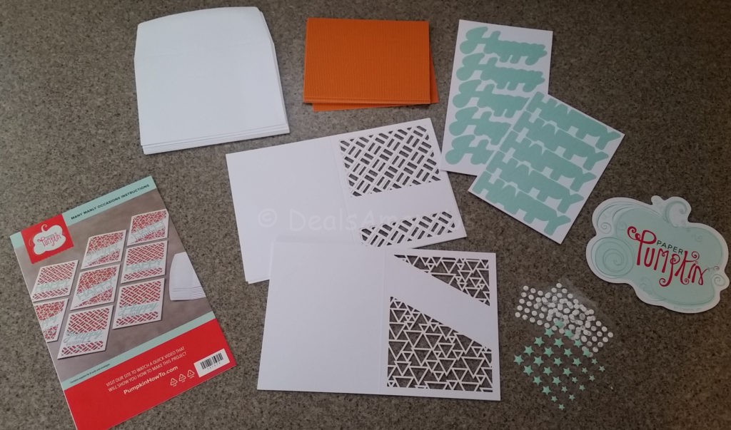 Many Manly Occasions Kit Contents