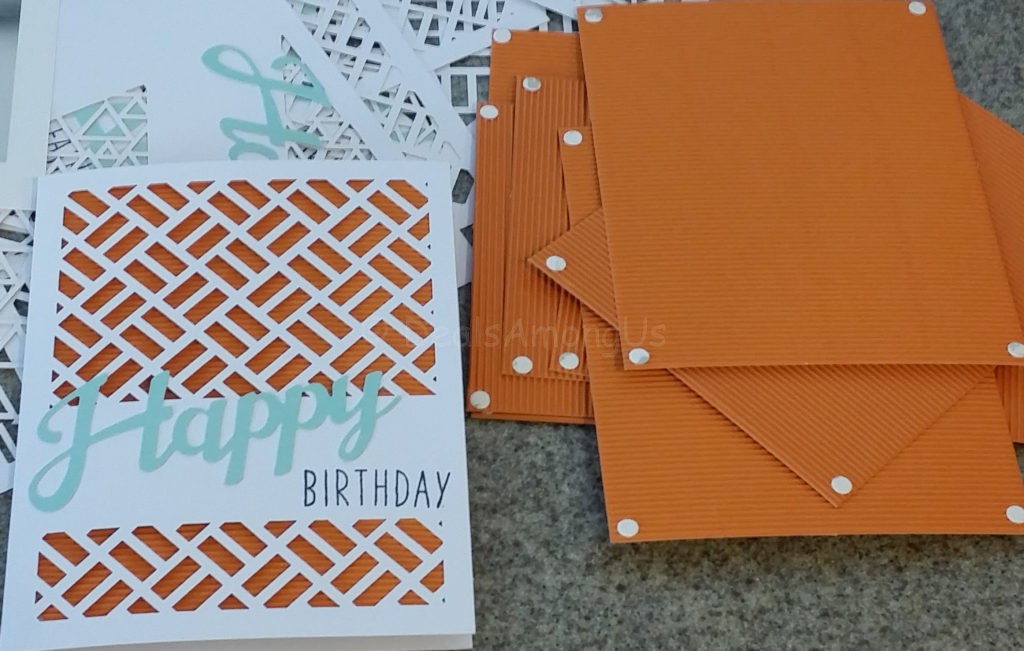Placing the Orange in the cards