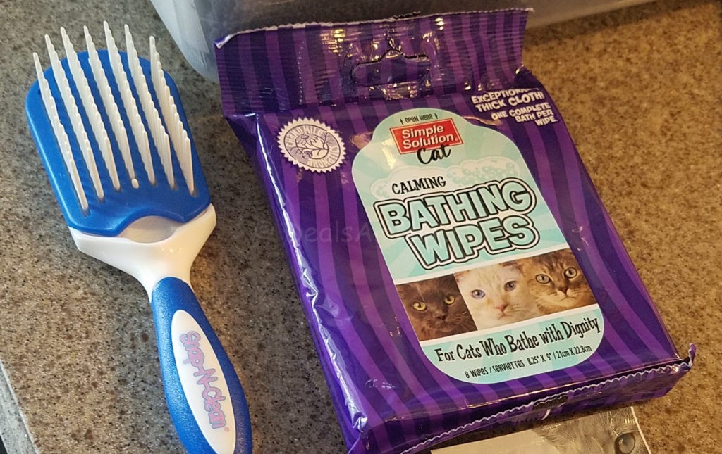 Bathing Wipes and Brush