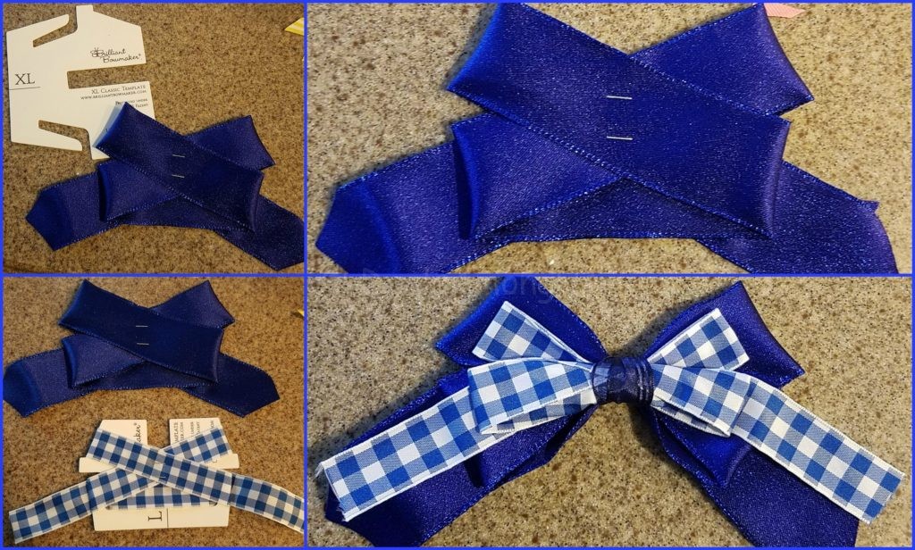Blue Bow 4 Steps