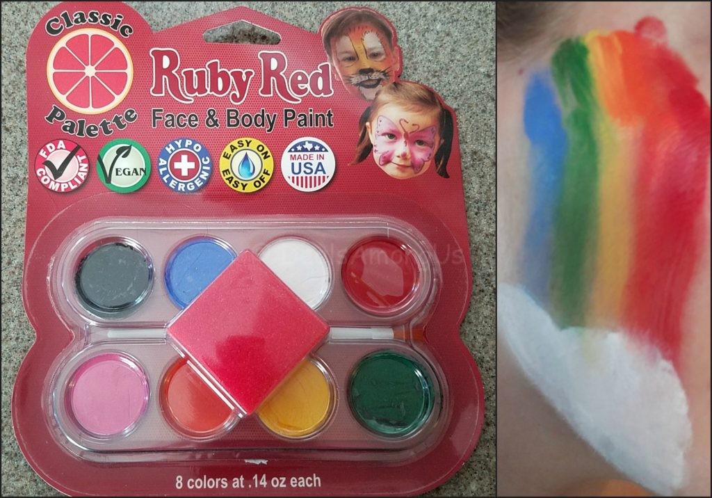 Classic Ruby Red Face Paint Kit