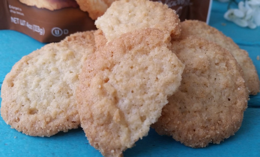 Close Up Cookie Thins Coconut