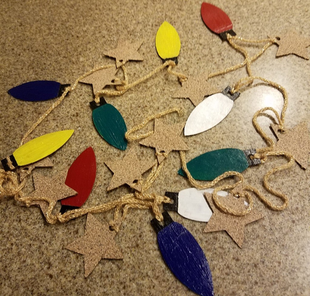 Finished Strand Bulbs and Stars