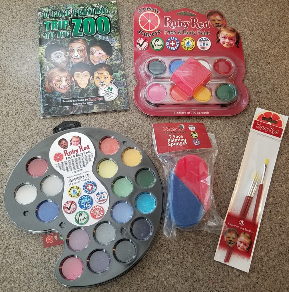 Ruby Red Face and Body Paint